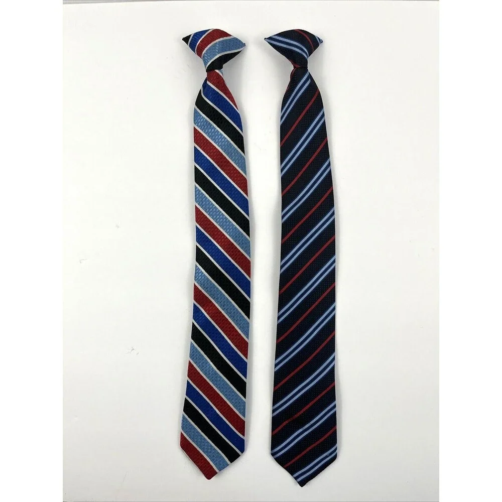 Clip-on Ties for Boys Ages 8 to 10